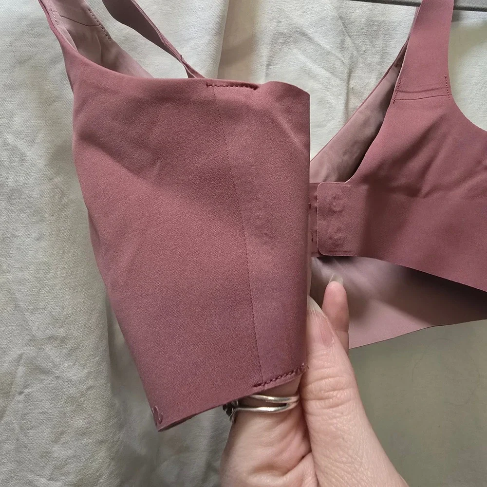 Lululemon Athletica Like Nothing‎ In Misty Merlot Seamless Bralette Bra Size 34D